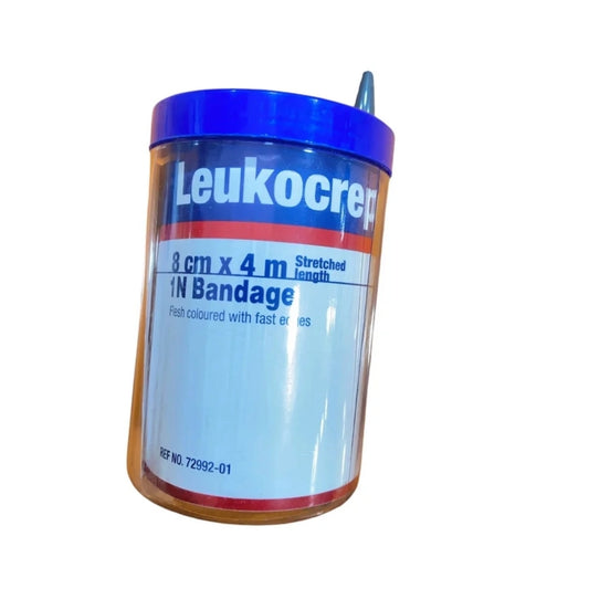 Leukocrepe Cotton Crepe Bandage 8CM x 4M