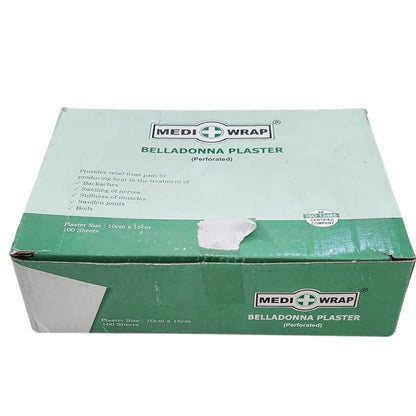 Buy Belladonna Plaster 10CM X 16CM-10 SHEETS Online