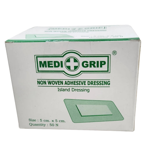 Buy Non-woven Adhesive Island Dressing 5CM x 5CM Online