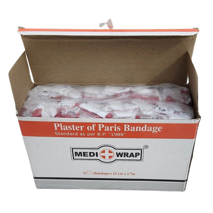 Medigrip Plaster Of Paris Bandeage 15CM X 2.7M