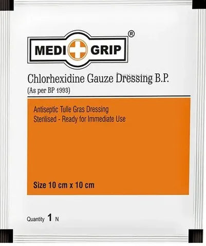 Buy Chlorhexidine Gauze Dressing 10CM X 10CM for Wound Care