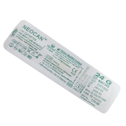 Medikit 24G IV Cannula Neocan