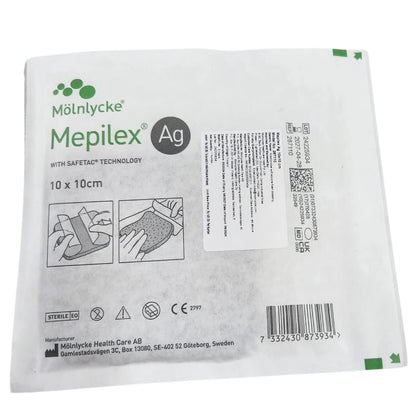 Mepilex Ag Dressing (10cm x 10cm)