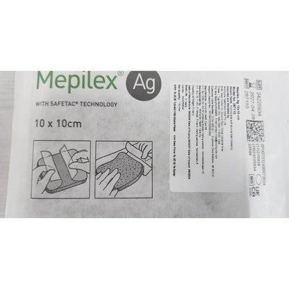 Mepilex Ag Dressing (10cm x 10cm)