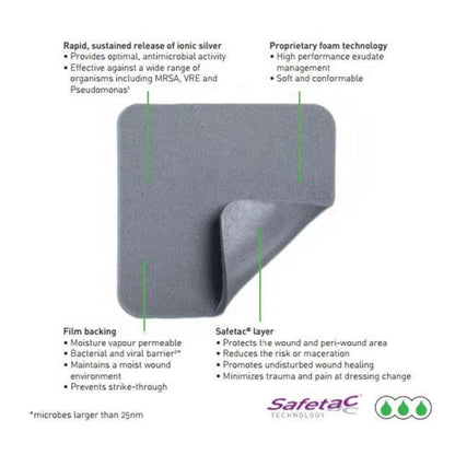 Mepilex Ag Dressing (10cm x 20cm)
