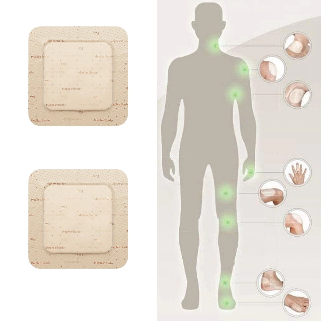 Buy Border Flex 7.5 X 7.5cm Wound Dressing for Surgical Care
