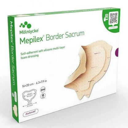 Buy Mepilex Border Sacrum 16cm x 20cm for Optimal Wound Care