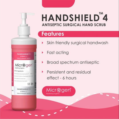 Buy Handshield 4%- 500ml for Ultimate Hand Protection