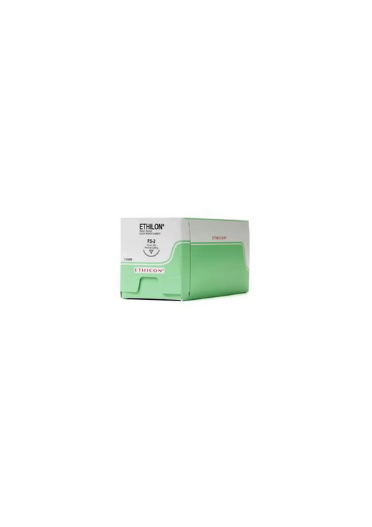 Ethilon Sutures USP 10-0, 3/8 Circle Round Body Micropoint Double NW3313