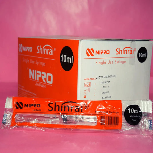 Buy Nipro Syringe With Needle 10ml for Medical Needs