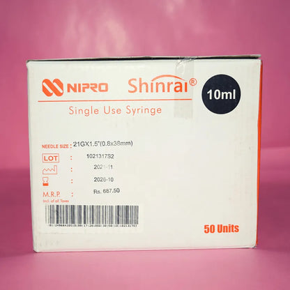 Buy Nipro Syringe With Needle 10ml for Medical Needs