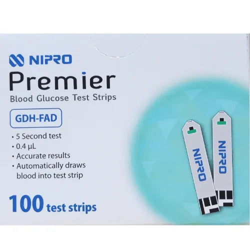 Buy Premier Glucometer Strips - 100 Strip Pack Online
