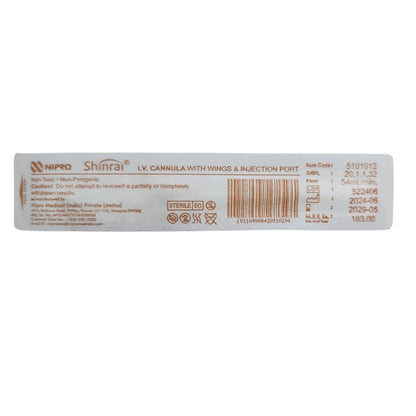 Buy Shinrai IV Cannula Online - Top Quality Medical Supplies