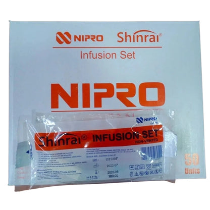 Order Now Nipro Shinrai Infusion Set: Sterile, Vented Y-syte