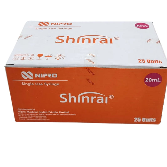 Buy Nipro Syringe 20ml with Needle Online for Medical Use