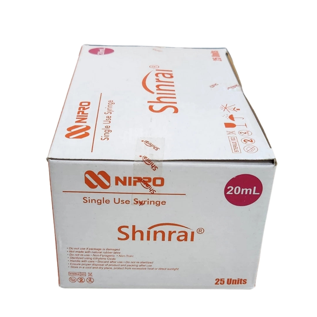 Buy Nipro Syringe 20ml with Needle Online for Medical Use