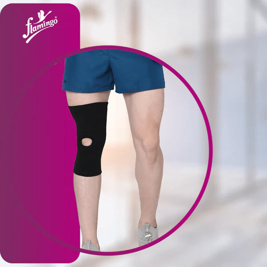 Flamingo Open Patella Knee Cap  ( Beige )