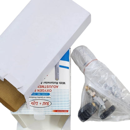 Buy Oxygen Flow Meter with Humidifier Bottle for Medical Use