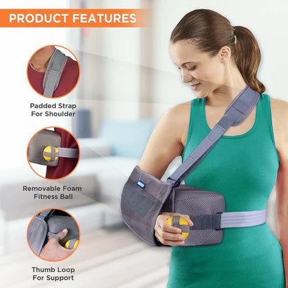 Vissco Shoulder Abduction Support (PC 0815) – Universal Size | Orthopaedic Arm Sling with Abduction Pillow for Shoulder Injury & Post-Surgery Recovery