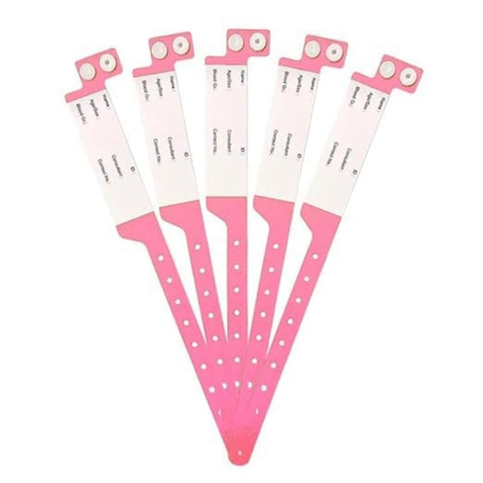 Patient ID Band Adult Pink Female