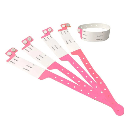 Patient ID Band Adult Pink Female