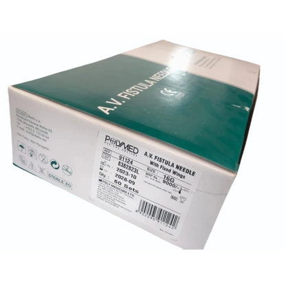 Buy A.V. Fistula Needles 16G - 2 Needle Pack Online | Polymed