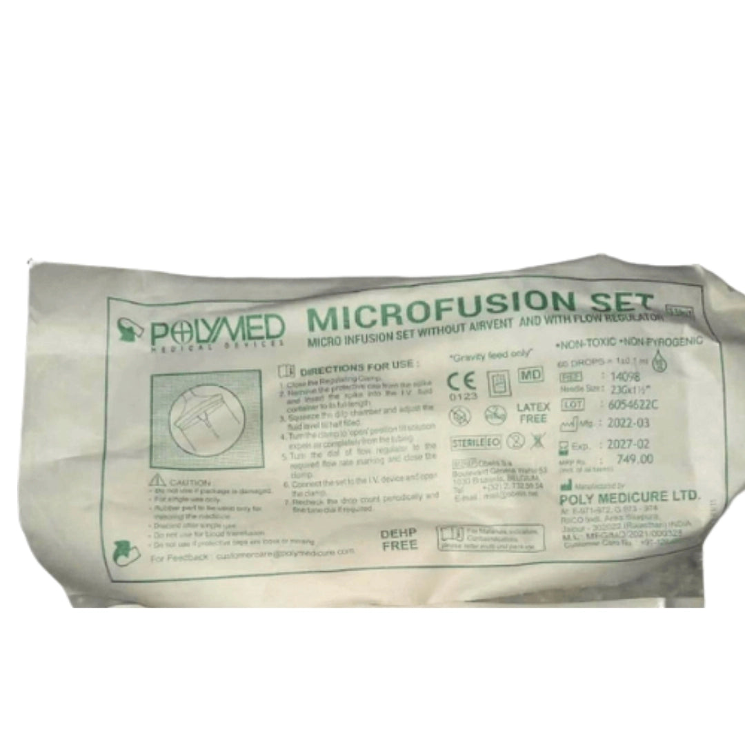Buy IV Set with Flow Regulator Online: Polymed