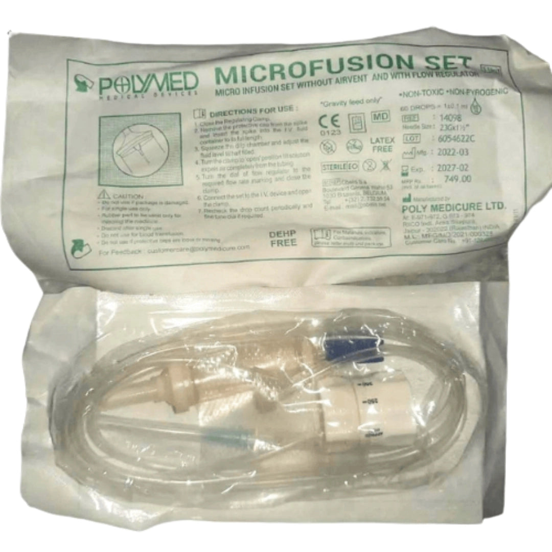 Buy IV Set with Flow Regulator Online: Polymed