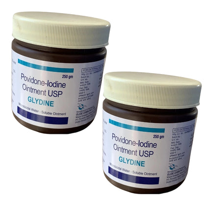 Buy Povidone-Iodine Ointment USP GLYDINE 250 gm Online