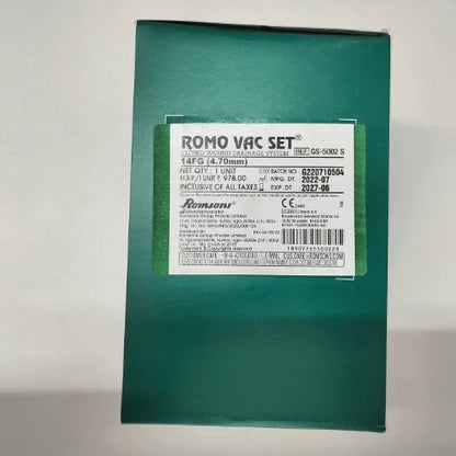 Buy Romson Romo Vac Set - 10 FG (Wound Closure Suction)