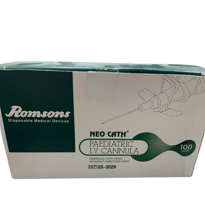 Buy Romsons 24G Neo Cath Paediatric IV Cannula - Best Price