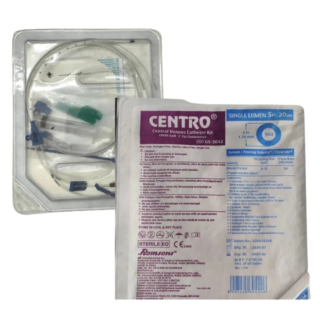Buy Romsons Centro CVC Kit - Single Lumen 5Fr, 20cm Online