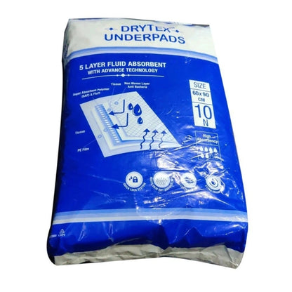 Romsons Drytex Underpads - 60x90 Cm, 10 Pieces
