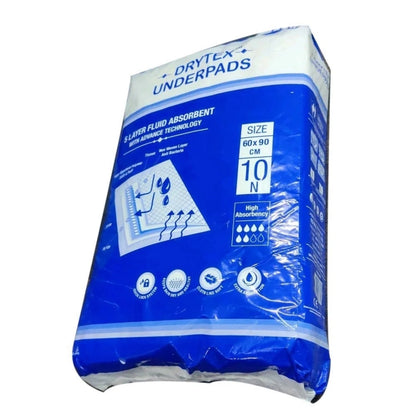 Romsons Drytex Underpads - 60x90 Cm, 10 Pieces