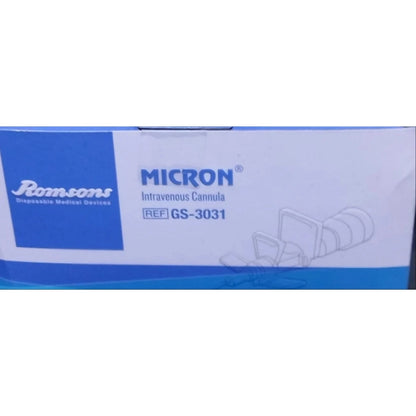 Buy Romsons Micron Paediatric IV Cannula - 26G