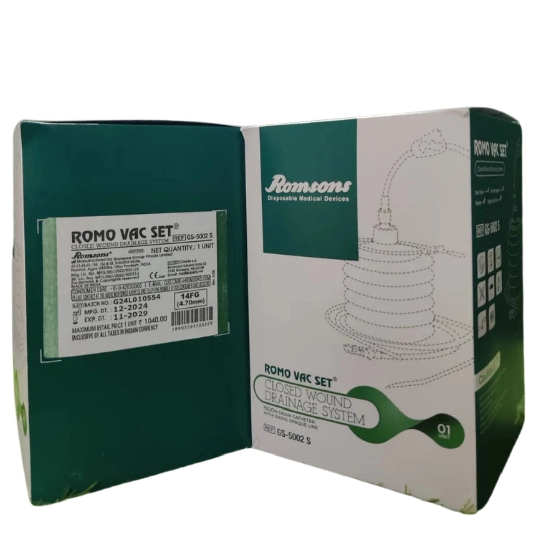 Buy Romsons Romo Vac Set - 14FG (Wound Closure Suction)