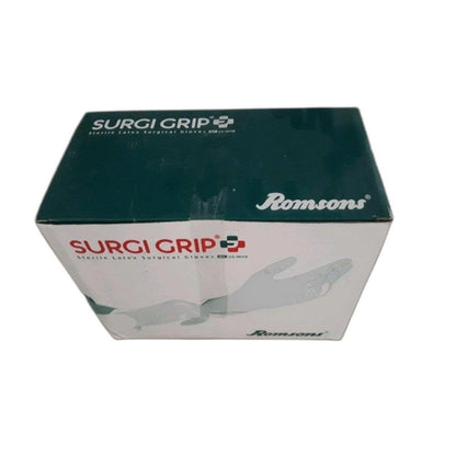 Surgi Grip Sterile Latex Powdered Surgical Gloves (6.5 size)