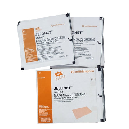 Buy Jelonet Paraffin Gauze Dressing - 10cm*30cm | Smith and Nephew