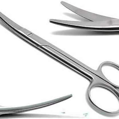 Surgical Metzenbaum Steel Scissors (Straight/Curved)
