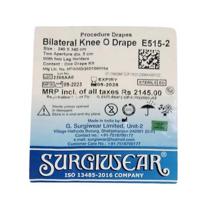 Buy Bilateral Knee O Drape - Premium Surgical Drapes
