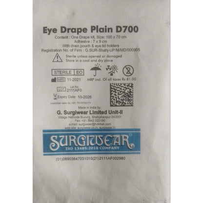 Buy D700 Eye Drape Online - Shop the Best Surgical Drapes