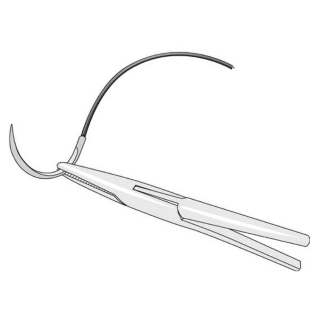 Sutures India Trugut Chromic Catgut Sutures USP 0, Needleless - S 2214