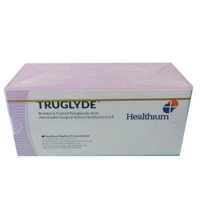Sutures India Truglyde USP 5-0, 3/8 Circle Reverse Cutting - SN 2493