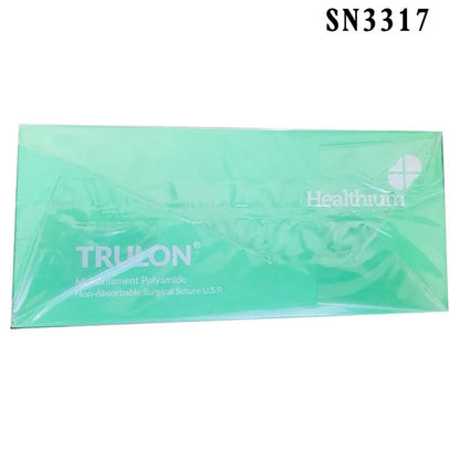 Sutures India Trulon USP 5-0, 3/8 Circle Reverse Cutting SN 3317