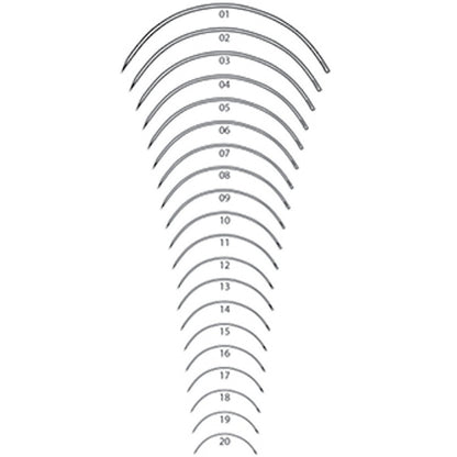 Sutures India Trulon USP 3-0, 3/8 Circle Reverse Cutting SN 3328