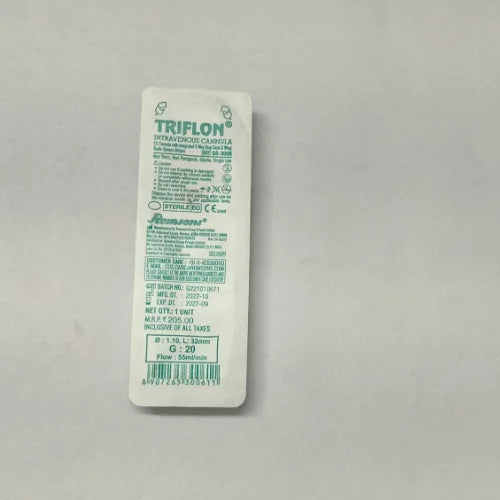 Buy Romson IV Cannula with 3-Way Stopcock (Triflon)