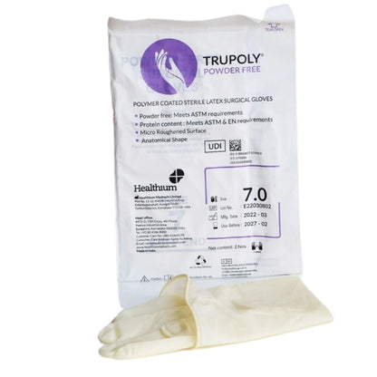 Buy Trupoly Powder Free Sterile Gloves for Medical Use