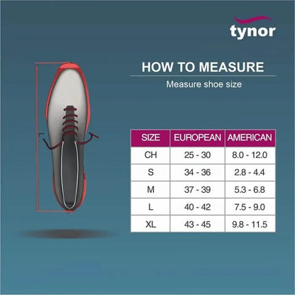 Tynor Foot Drop Splint for Left Foot (Large)