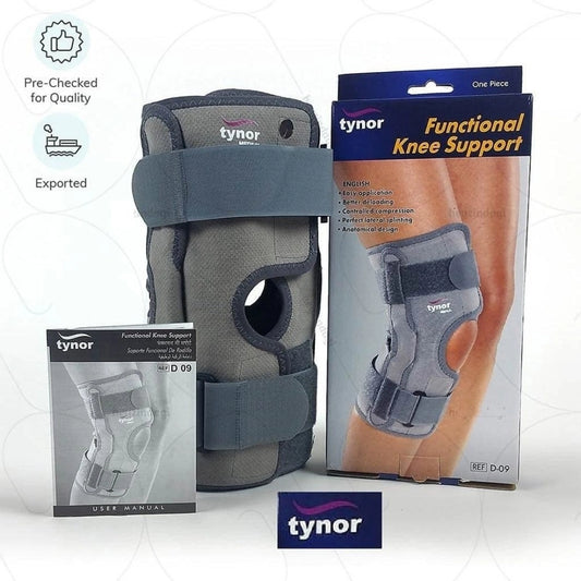 Tynor Functional Knee Support for Lateral Support Immobilization (Medium)
