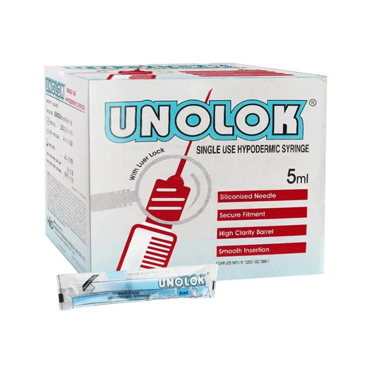 Unolok Syringe 5 ML 100 Pcs Box
